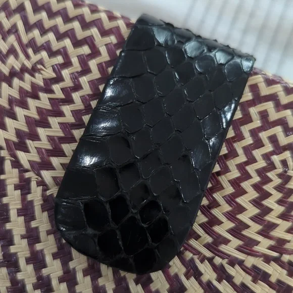 Rafe New York Woven Straw Clutch Handbag - Picture 7 of 7